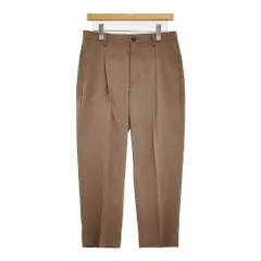 EEL 少年パンツ 定価21450円 E-21207 サイズS スラックス クロップドパンツ ライトブラウン メンズ イール【中古】6-0401M♪のサムネイル