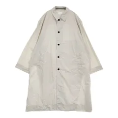 ATON TRAVEL NYLON PACBLE COAT 7093829 サイズ02 ナイロン パッカブル ステンカラーコート 24SS アイボリー レディース エイトン【中古】6-0401M♪のサムネイル