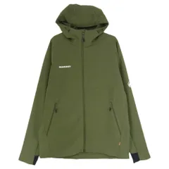 Mammut マムート 1011-00791 Macun SO Hooded Jacket マクン ソフトシェル フーデット ジャケット カーキ系 2XL【中古】のサムネイル