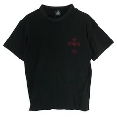 GABOR (Gaboratory) USA-made 4-Heart Cross Back G Crown Print Short-Sleeve T-Shirt, Black, Size Not Specified [Used]