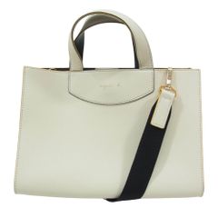 美品)大人気、アニエスベー、2way、オールレザー、シボ革、現行、人気 