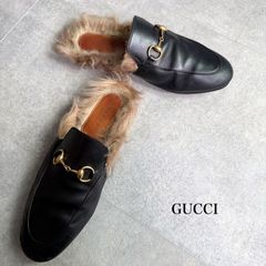 グッチ　GUCCI ホースビット　プリンスタウン　レザーミュール　タイガー刺繍 グッチ GUCCI ホースビット プリンスタウン レザーミュール タイガー