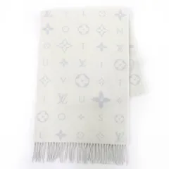 極美品☆LOUIS VUITTON ルイヴィトン 2025年製 M97659 マフラー･レイキャビック クラウド カシミヤ100％ グリクレール 現行品 マフラー 正規品  箱付き イタリア製 レディース 定価163,900円