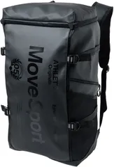 ムーブスポーツ MOVESPORT スクエアバッグ40 バックパック バッグ カバン リュックサック ザック 40L PCスリーブ 抗菌 防臭 耐水 通気性 フィット感 リフレクター 通勤 通学  ST6SBP40U BKWH ブラック×ホワイトのサムネイル