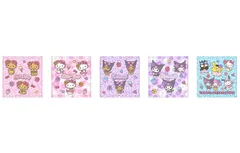 【新品・未使用】HELLO KITTY　Sanrio　サンリオキャラクターズ　ウォッシュタオル　ハンドタオル　ハローキティ　キティちゃん　日焼けキティ　ヒョウ柄　ばつ丸くん　ポムポムプリン　マイメロディ　クロミ　ポチャッコ　夏