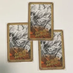 ヒロアカ原画展 箔押しクリアカードコレクション 爆豪勝己 僕のヒーローアカデミア