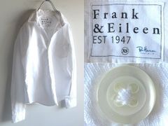 未使用タグ付】 フランクアイリーン シャンブレーシャツ S EILEEN 白