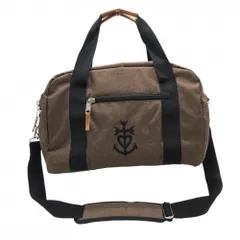 【美品】ジョーンズ ビッグボストンバッグ ブラウン×黒 内外サイドポケット ショルダーストラップ付 ゴルフ JONESのサムネイル