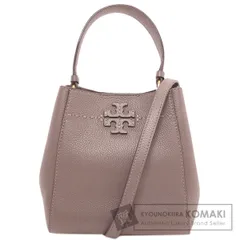 Tory Burch トリーバーチ マックグロー スモール バケットバッグ 2WAY ハンドバッグ レザー レディース [中古]