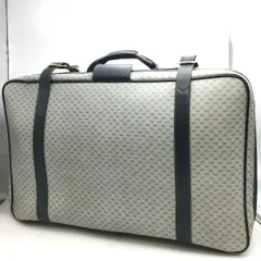 GUCCI　オールドグッチ　トランクケース　マイクロGG　PVC×レザー　ネイビー系　4953のサムネイル