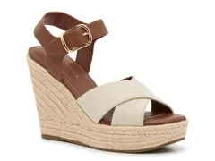 マークフィッシャー レディース シューズ サンダル Marc FisherHarvespadrille Wedge Sandal NaturalBrown ブラウンのサムネイル