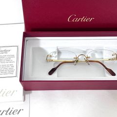 Cartier カルティエ リムレス メガネ 常田大希着用モデル CT0092o 