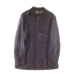 BURBERRY LONDON (バーバリーロンドン) シープレザー 裏地ノヴァチェック カーコート ジャケット バーガンディーのサムネイル