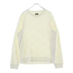 FENDI (フェンディ) ズッカ柄 パイル 長袖Tシャツ ロンT カットソー ホワイト FY0178 AKDO