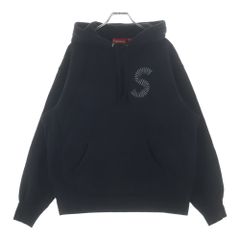 Supreme Sロゴ ブラック スワロフスキー パーカー オークションに変更