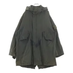 ARMANI JEANS (アルマーニ ジーンズ) 90S VINTAGE M-51 ヴィンテージ アームロゴプレート ジップアップ モッズコート カーキ R6K02R5のサムネイル
