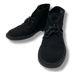 clarks ORIGINALS クラークス 31691 スエード レザー デザートブーツ ショートブーツ レザーシューズ メンズ サイズUS10 GB91/2 ブラック 秋 ゴーゴー古着久喜倉庫店 56 No.K1789Yのサムネイル