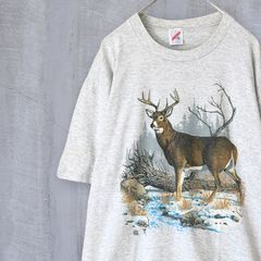 80s THE FAR SIDE Tシャツ 鹿 アニマル柄 ハンティング 特大 - メルカリ