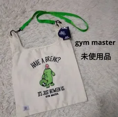 gym master 刺繍 コットン 綿 ショルダーバッグ 未使用品 バッグ レディース メンズ おもしろのサムネイル