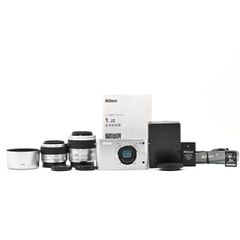 良品＞ Nikon 1 J2 シルバー ダブルズームキット｜ミラーレス一眼