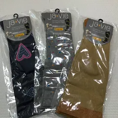ジャヴィ綿混着圧ハイソックス[抗菌防臭加工]　3足セット　Ⅿ23-25のサムネイル