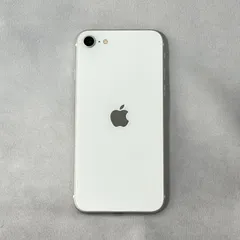 【管2603-267】通電確認済☆ Apple A2296 iPhone SE 第2世代 (SE2) ネットワーク利用制限〇 ジャンク 中古 スマートフォン（液晶・背面ひび、割れあり）