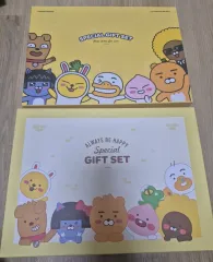 新品 KAKAO FRIENDS(カカオフレンズ) ギフト 4点セット 文具 Apeach(アピーち) 無地 ライアン