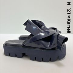 N°21 ヌメロヴェントゥーノ カルテルコラボ 厚底サンダル 定価30000円