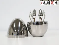 クリストフル Christofle B00065636 Mood Coffee ムード コーヒー エスプレッソスプーン6本セット シルバーコーティング 極上美品 食器のサムネイル
