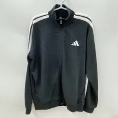 ジャージ アディダス adidas L ブラック 長袖 KE7505 レギュラーフィット ワッフル トラックトップ