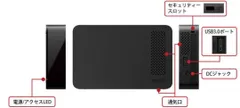 24時間連続録画対応1TB USB 3.1接続外付ハードディスク静音＆省エネのサムネイル