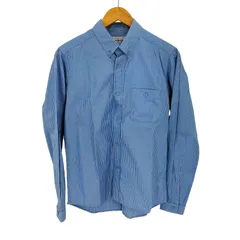 ホワイトマウンテニアリング WHITE MOUNTAINEERING Wardrobe ストライプ コットン 長袖 ボタンダウンシャツ メンズ JPN：0 