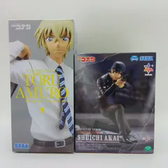 【未開封】名探偵コナン フィギュア まとめ売り 2体セット 安室透 プレミアムフィギュア 赤井秀一 Luminasta ルミナスタ SEGA セガ プライズ 降谷零 バーボン ライ 狙撃 B-7-11