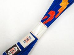 【着物】九寸名古屋帯 お洒落 紬地 24B-423 日本工芸会正会員 城間栄順】 特選本場琉球紅型紬地九寸名古屋帯 ≪御