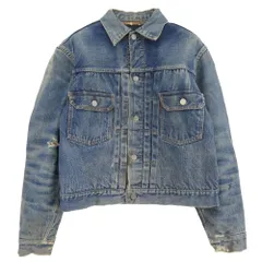 Levi's リーバイス 50s 60s 517XX ハギ付き ブランケット ボタン裏刻印17 2nd デニム ジャケット【中古】