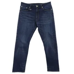 SOPHNET. ソフネット 24AW SOPH-242022 DAMAGED STRETCH DENIM TAPERED PANTS ダメージド ストレッチ テーパード デニム パンツ インディゴブルー系【中古】のサムネイル