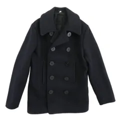 Buzz Rickson's バズリクソンズ BR11554 PEA-COAT NAVAL CLOTHING FACTORY ウール コート ネイビー系 38【中古】のサムネイル