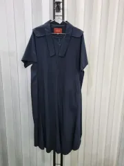 Benetti ネイビー 半袖ロングONE PIECE