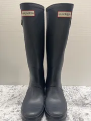 送料無料！！HUNTER　ハンター　ロングレインブーツ　長靴　ネイビーカラー　サイズ37（23cm）　#80415MO120