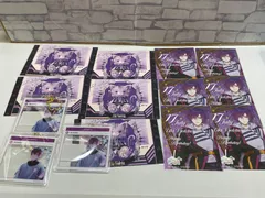 【N7-24】◇ にじさんじEN 浮奇・ヴィオレタ　バースデー＆１周年記念　ブロマイド　2022アクリルキーホルダー　ステッカー2枚セット　2周年缶バッジ　15点　まとめ売りセット