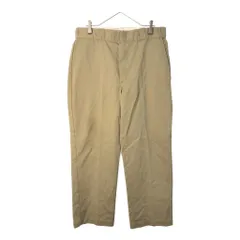 90年代 USA製 Dickies ディッキーズ ワーク 874 ワークパンツ ベージュ(メンズ W36 L30)中古 古着 X5380