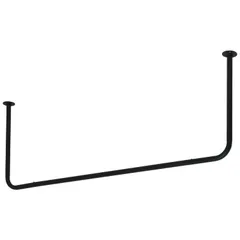 サンニード KDハンガーバーW120 HB-120 コの字 アイアン ハンガーラック 天井 スチール製pms