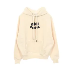 アミ AMI パーカー ロゴ刺繍 USW275.747 アイボリー コットン プルオーバーパーカー メンズ 未使用のサムネイル