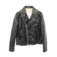 ヴァレンチノ Valentino ライダースジャケット ロックスタッズ QV3NA05P4D3 レザー ロックスタッズ ライダースジャケット メンズ 未使用のサムネイル