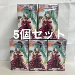 未開封 初音ミク Trio-Try-iT 初音ミク おでかけドレス・RED フィギュア 5個セット SF4732 c107
