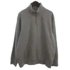 カーハート carhartt ハーフジップ スウェット プルオーバー 裏起毛 グレー XLのサムネイル