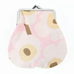 新品 マリメッコ marimekko 小物入れ ポーチ がま口 ミニ ウニッコ ピエ二 ピンク オフホワイト サンド 75339 075339 315 北欧雑貨 北欧デザイン ネコポス