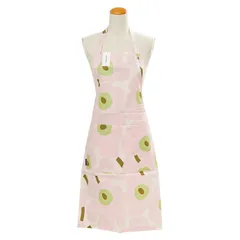 新品 マリメッコ marimekko エプロン ピエ二 ウニッコ オフホワイト ピンク ライトグリーン サンド 75353 075353 114 北欧雑貨 北欧デザイン ネコポス
