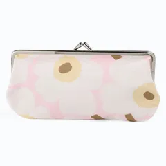新品 マリメッコ marimekko 小物入れ ポーチ コスメ ペンケース がま口 ミニ ウニッコ シルマラシ ピンク オフホワイト サンド 75338 075338 315 北欧雑貨 北欧デザイン ネコポス