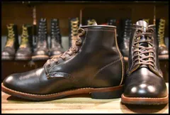 美品 REDWING 9060 7D 25.0cm ベックマン フラットボックス REDWING 